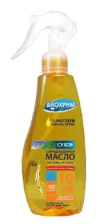 Биокрим масло, масло солнцезащитное, 200 мл, 1 шт, SPF 10 фото 