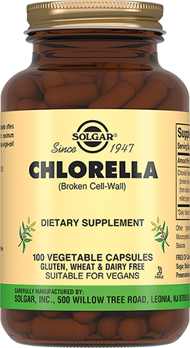 Solgar Хлорелла, капсулы, 100 шт. фото