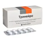 Тринейро, 200 мг+100 мг+0.2 мг, таблетки покрытые оболочкой, 60 шт. фото