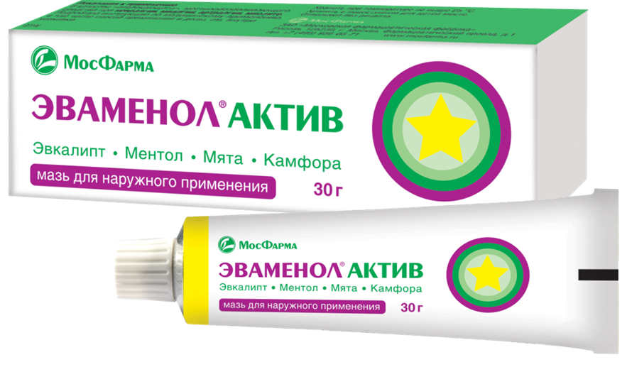Эваменол актив, мазь для наружного применения, 30 г, 1 шт. фото