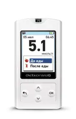 OneTouch Verio IQ, глюкометр, 1 шт. фото 2