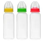 Курносики Бутылочка полипропиленовая с силиконовой молочной соской, 250 мл, 1 шт, арт. 11475 фото
