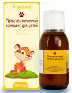 Мультивитаминный комплекс для детей, сироп, 100 мл, 1 шт, для детей с 3 лет фото