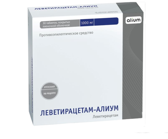 Леветирацетам-Алиум, 1000 мг, таблетки, покрытые пленочной оболочкой, 30 шт. фото