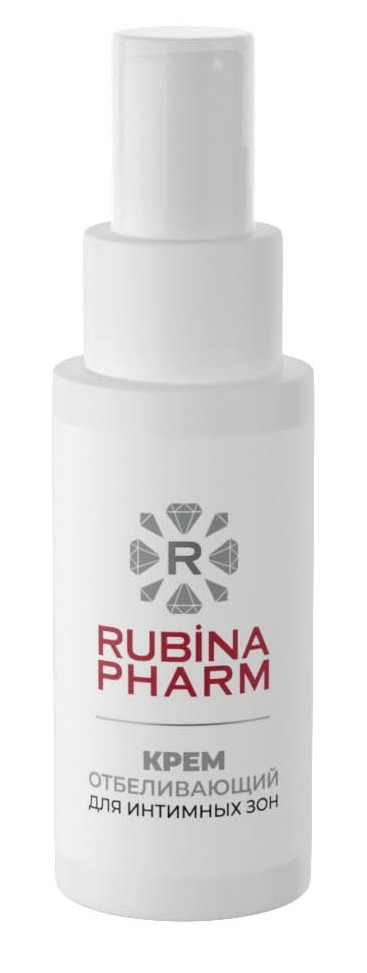 Рубинафарм крем для интимных зон отбеливающий, крем, 50 мл, 1 шт. фото