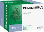 Ребамипид, 100 мг, таблетки, покрытые пленочной оболочкой, 200 шт. фото