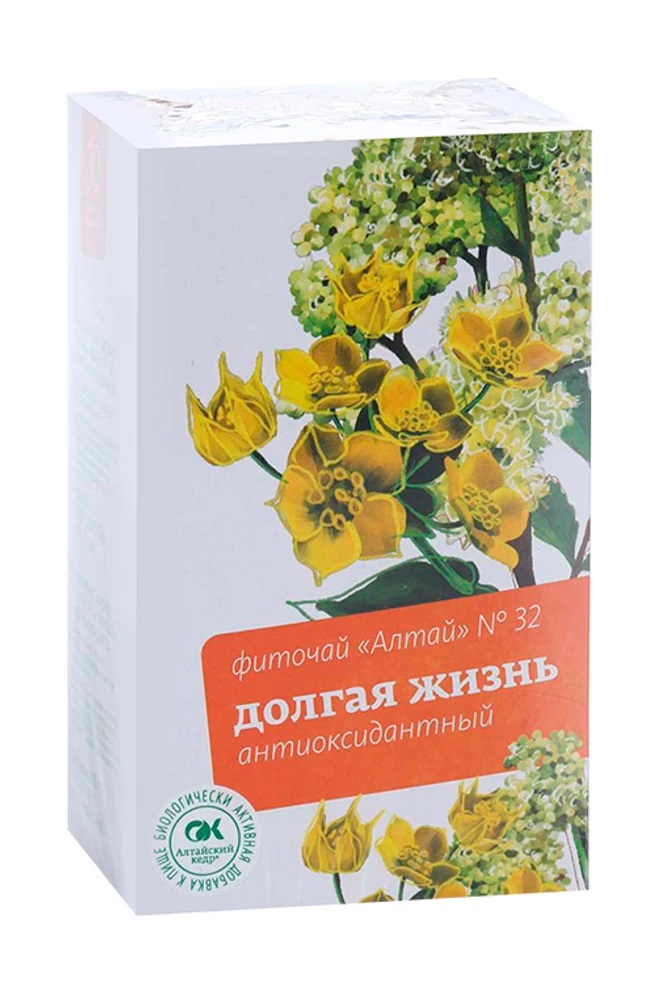 Фиточай Алтай №32 долгая жизнь, фиточай, 2 г, 30 шт, антиоксидантный фото