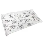 Маска медицинская одноразовая трехслойная на резинке, 100 шт, с рисунком фото 2