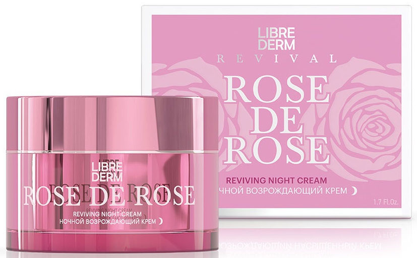 Librederm ROSE DE ROSE Крем ночной возрождающий, крем, 50 мл, 1 шт. фото
