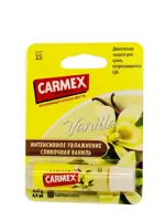 Carmex Бальзам для губ SPF 15, бальзам для губ, 4.25 г, 1 шт, ваниль фото