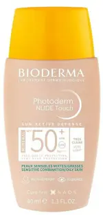 Bioderma Photoderm Cолнцезащитный флюид, крем для лица, 40 мл, 1 шт, SPF50+, очень светлый оттенок фото