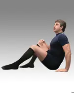 Эласма Гольфы мужские 1 класс компрессии, р. 2, пара, 1 шт, черного цвета, арт. С-503 фото 2