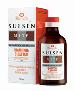 Mirrolla Сульсен Мите профилактика перхоти, 1%, шампунь, 150 мл, 1 шт, с дегтем фото 