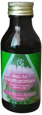 Натуральные масла Масло расторопши, масло для приема внутрь, 100 мл, 1 шт. фото