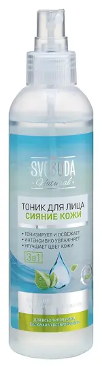 Svoboda natural тоник для лица сияние кожи, тоник для лица, 200 мл, 1 шт. фото