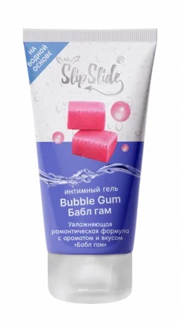 СлипСлайд Гель-смазка интимная увлажная романтическая формула, гель, 50 мл, 1 шт, бабл гам фото