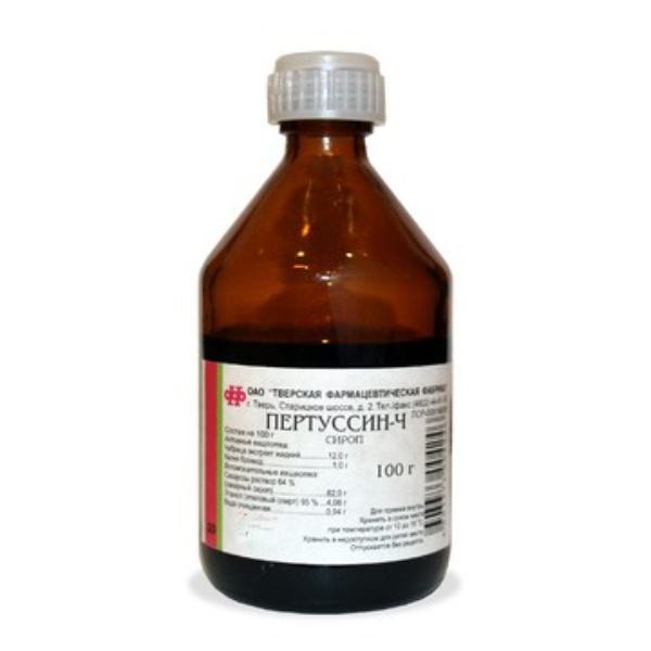 Пертуссин-Ч, сироп, 100г, 1 шт. фото