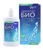 Ликонтин Био раствор для линз, раствор, 120 мл, 1 шт, с контейнером фото