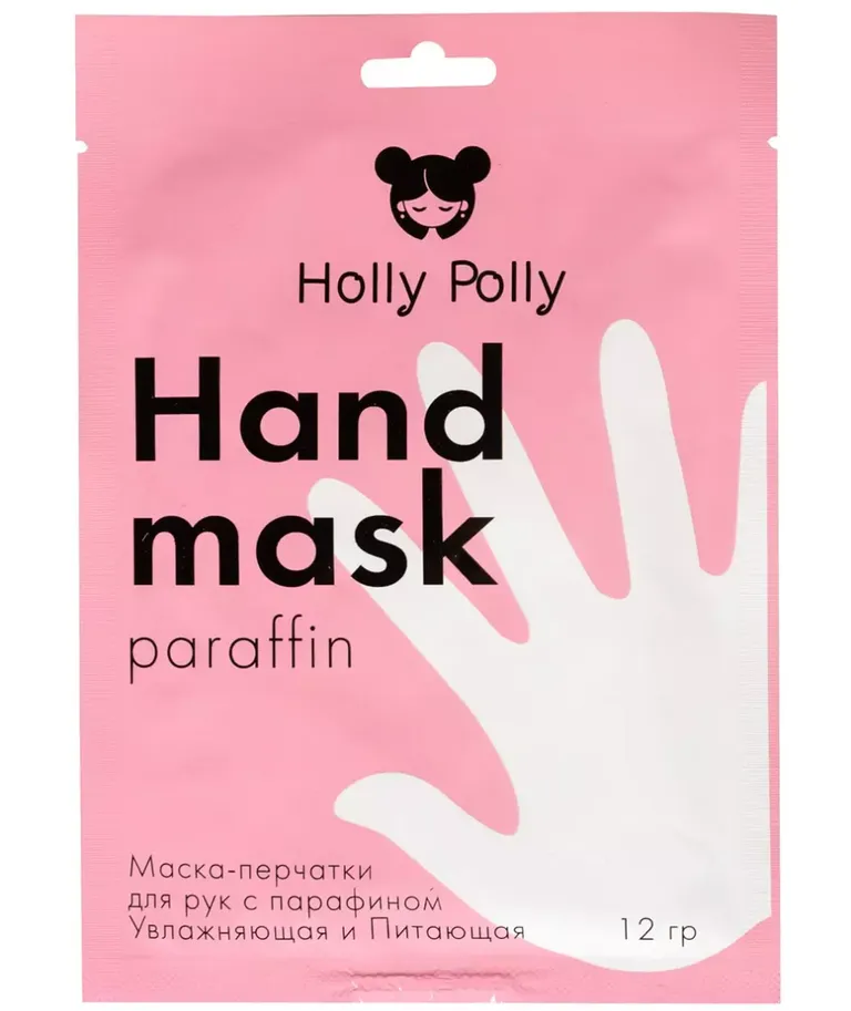 Holly Polly Маска-перчатки для рук с парафином увлажняющая и питающая, 12 г, 1 шт. фото