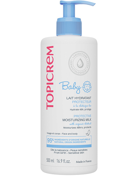 Topicrem Baby молочко защитное увлажняющее, молочко, 500 мл, 1 шт. фото