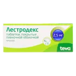 Лестродекс, 2.5 мг, таблетки, покрытые пленочной оболочкой, 30 шт. фото