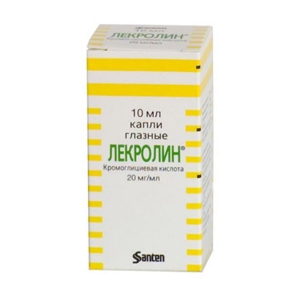 Лекролин, 20 мг/мл, капли глазные, 10 мл, 1 шт. фото