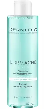 Дермедик Normacne Cleansing and regulating toner, тоник для лица, 200мл, 1 шт, для жирной кожи фото