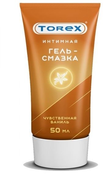 Torex гель-смазка интимная чувственная ваниль, гель, 50 мл, 1 шт. фото