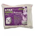 Bona Mente! Ватные палочки, ватные палочки в пакете, 200 шт. фото