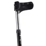 B.Well WR-321 Костыль-канадка с двойной регулировкой высоты, 1 шт, черный фото 2