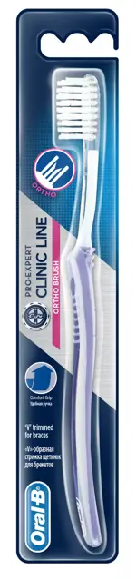 Oral-B Ortho Зубная щетка, щетка зубная, 1 шт, мягкая фото