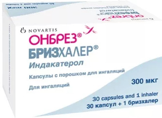 Онбрез Бризхалер, 300 мкг, капсулы с порошком для ингаляций, 30 шт, в комплекте с ингалятором Бризхалер фото