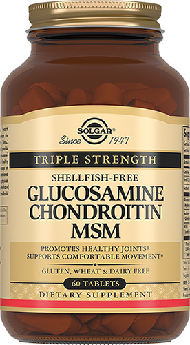 Solgar Комплекс глюкозамин и хондроитин МСМ, таблетки, 60 шт. фото