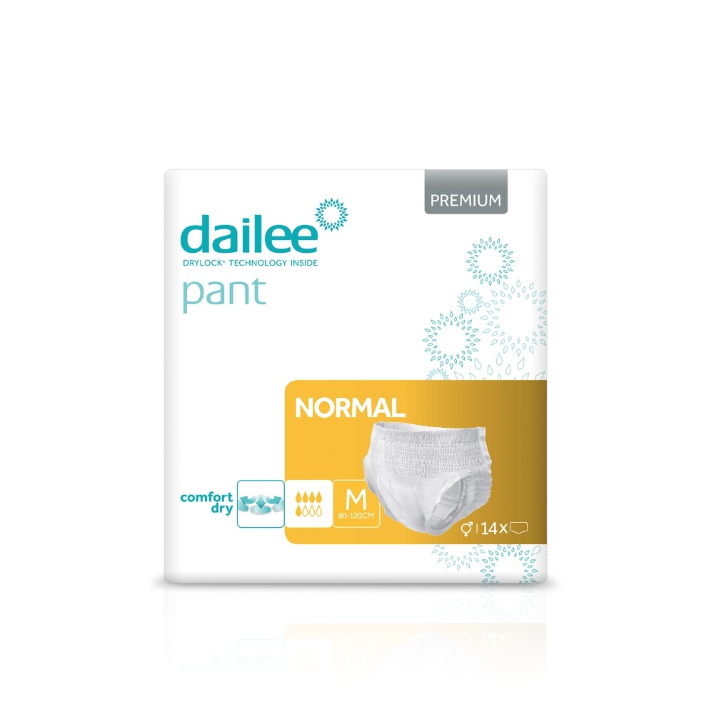 Dailee Premium Normal Подгузники-трусы для взрослых, Medium M, 14 шт. фото