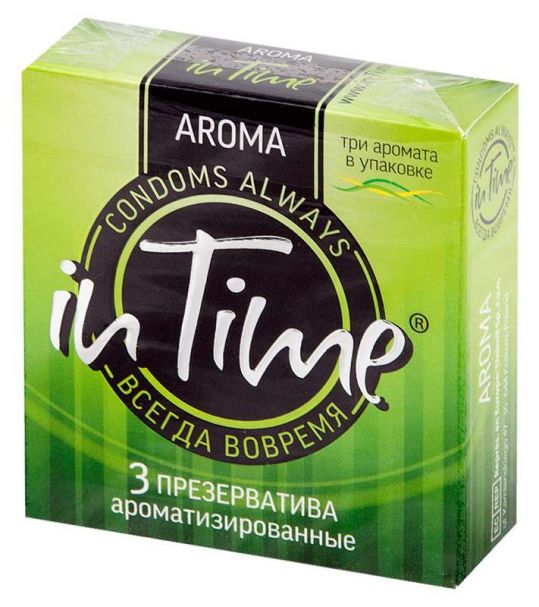 In Time Aroma Презервативы, презервативы, 3 шт, ароматизированные фото