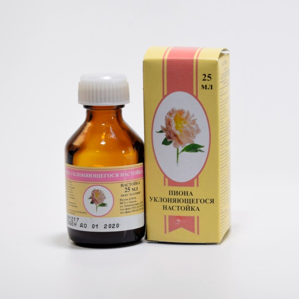 Пиона уклоняющегося настойка, настойка, 25 мл, 1 шт. фото