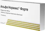 Альфа Нормикс Форте, 550 мг, таблетки, покрытые пленочной оболочкой, 14 шт. фото