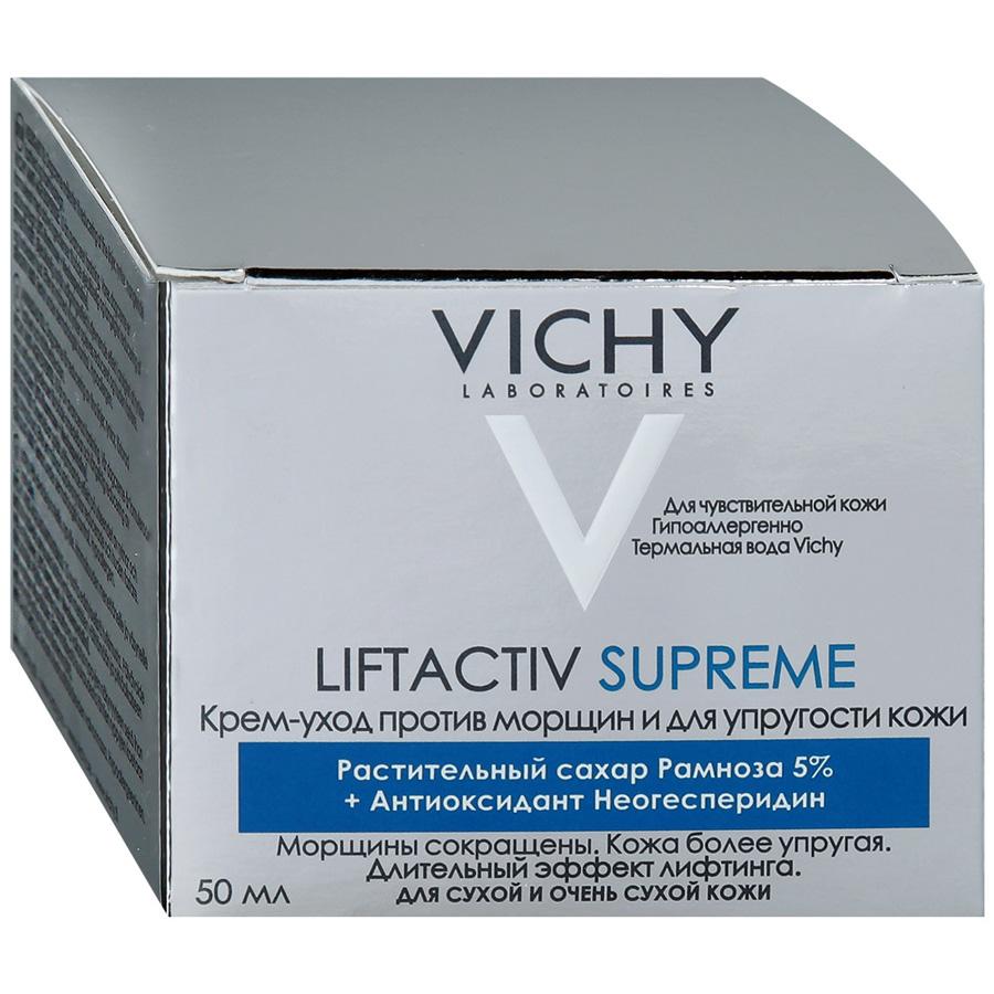 Vichy Liftactiv Supreme крем против морщин и для упругости, 50 мл, 1 шт, для сухой и очень сухой кожи фото