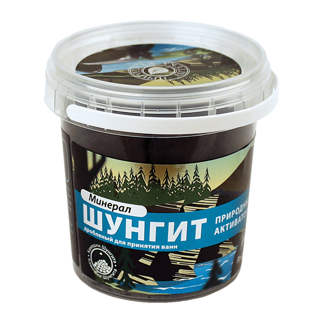Природная аптека Шунгит дробленый для ванн, 160 г, 1 шт, для гигиенических и косметических процедур фото