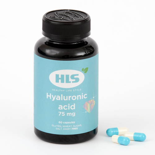 HLS Гиалуроновая кислота, 75 мг, капсулы, 60 шт. фото