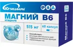Магний B6 Югмедфарм, 515 мг, капсулы, 60 шт. фото