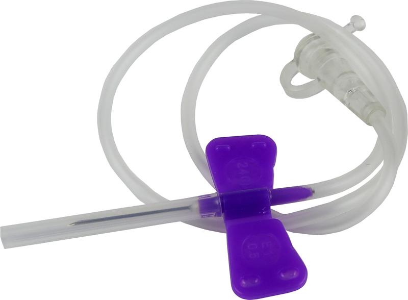 SFM устройство для вливания в малые вены игла-бабочка, катетер, 1 шт, 24G фото