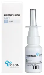 Ксилометазолин, 0.05%, спрей назальный, 10 мл, 1 шт. фото