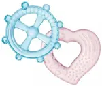 Мир Детства Прорезыватель с водой 4+, 1 шт, сердечко/штурвал, арт. 23033 фото 2
