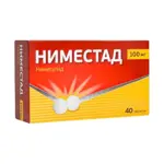 Ниместад, 100 мг, таблетки, 40 шт. фото 