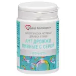 Сердце Континента Дрожжи пивные, 500 мг, таблетки, 100 шт, с серой фото 