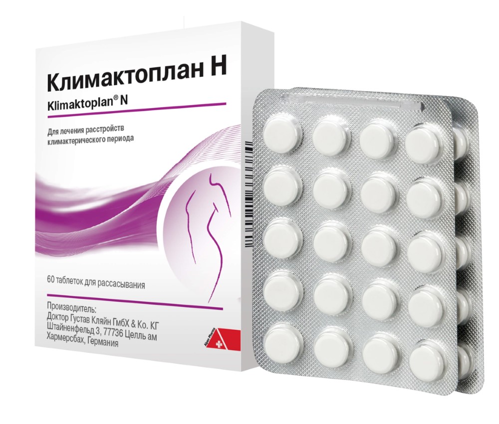 Климактоплан Н, таблетки для рассасывания, 60 шт. фото