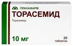 Торасемид, 10 мг, таблетки, 20 шт. фото