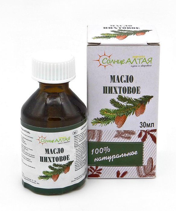 Солнце Алтая Пихтовое масло, масло для наружного применения, 30 мл, 1 шт. фото