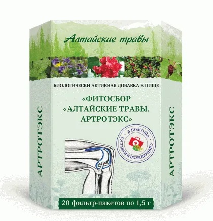 Алтайские Травы Фитосбор Артротэкс, фиточай, 1.5 г, 20 шт. фото